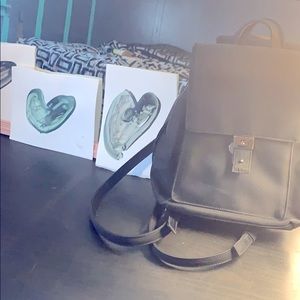 Mini CALVIN KLEIN backpack purse .